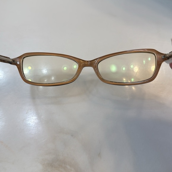 Coach Lizzie tortiseshell small rectangular eyeglasses  size 135 women’s petite - Picture 2 of 9